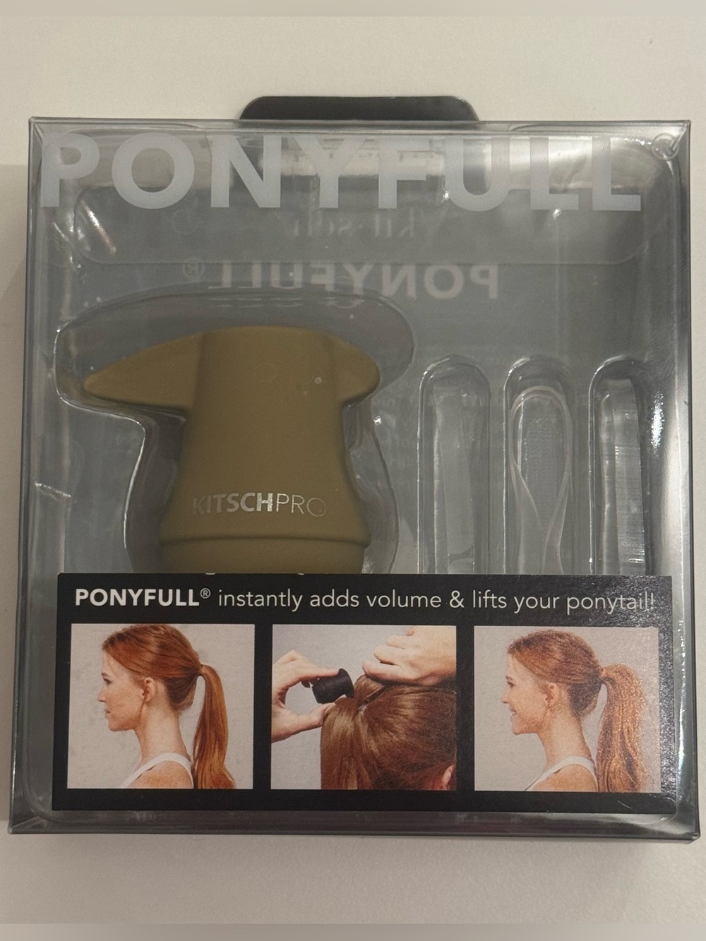 Kitsch Ponyfull Ponytail Volumizer - Tan